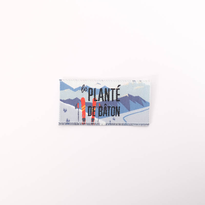 Etiquette à coudre Le planté de Bâton - Maison Klem